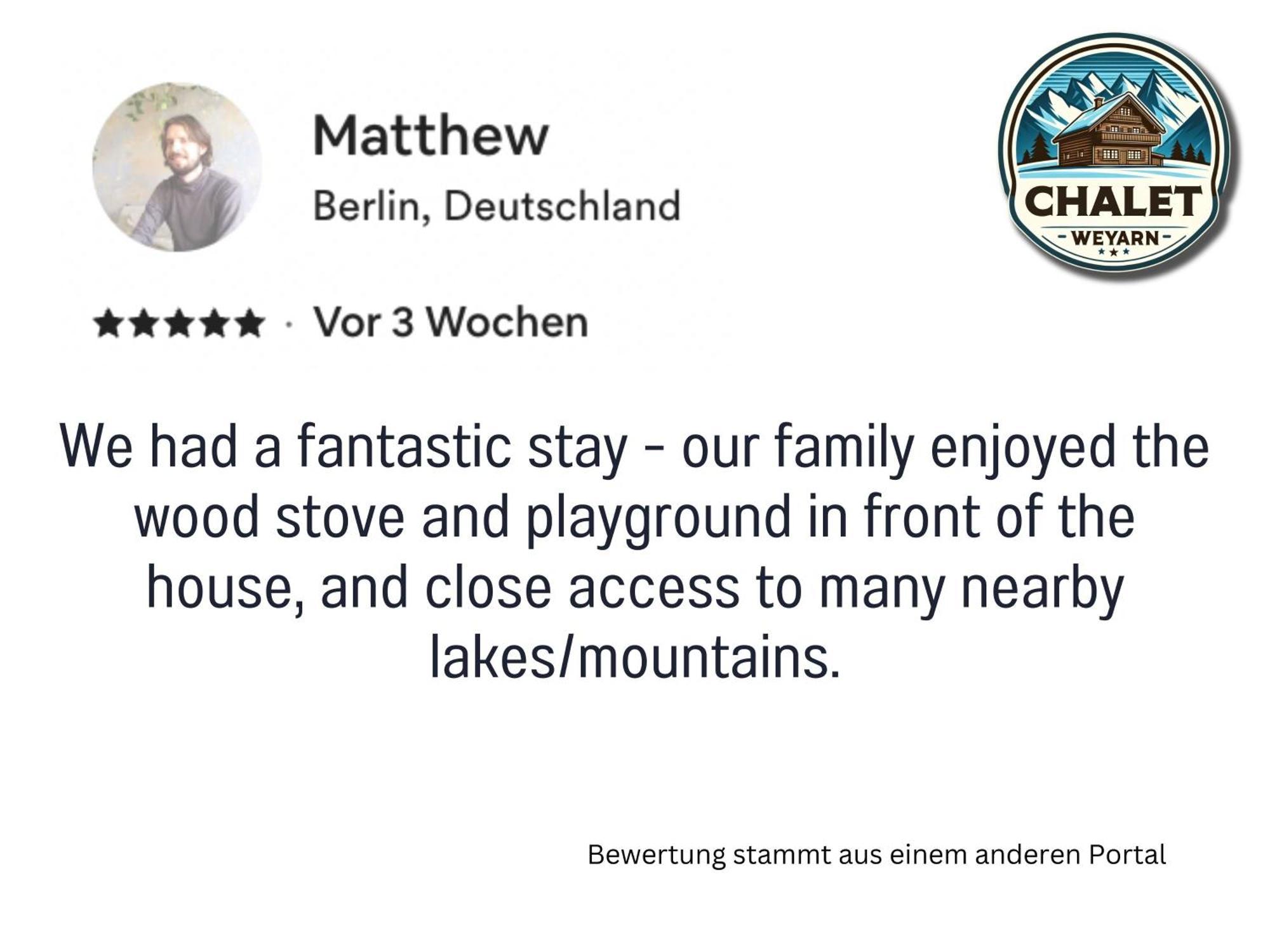 Chalet Weyarn - Doppelzimmer Mit Gartenblick Eksteriør billede