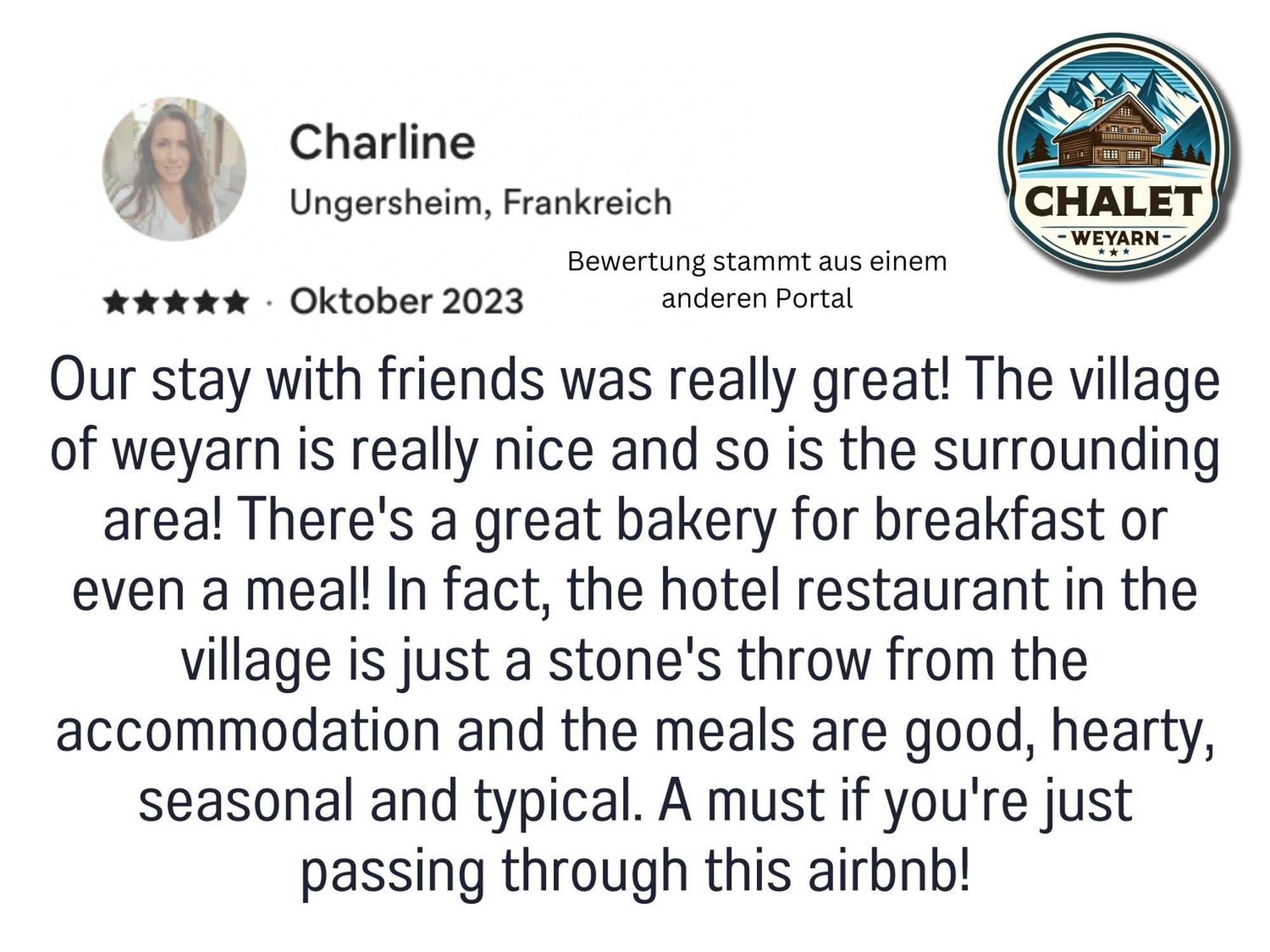 Chalet Weyarn - Doppelzimmer Mit Gartenblick Eksteriør billede